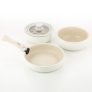 With Molly dore IH hands free organic Pot Cookware Set of 5P Ivory