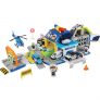 IZON Pororo Transformation Police Car with 3p mini car + 3p picure included- Police car turned into police headquarters